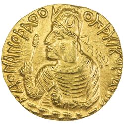 KUSHAN: Huvishka, ca. 155-187, AV dinar (7.96g). EF-AU