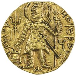 KUSHAN: Kanishka II, ca. 226-240, AV dinar (7.80g). EF