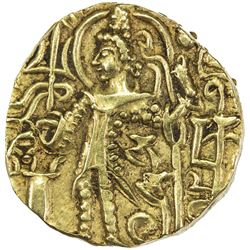 KUSHAN: Kipunada, ca. 350-375, AV dinar (7.68g). EF