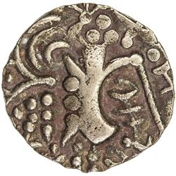 KIDARITE: Vigraha Deva, 5th century, debased AV dinar (7.90g). VF-EF
