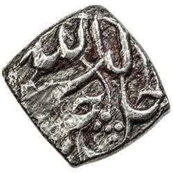MUGHAL: Akbar I, 1556-1605, AR 1/8 rupee (1.32g), Lahore, IE4x. VF