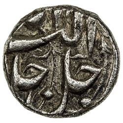 MUGHAL: Akbar I, 1556-1605, AR 1/4 rupee (2.72g), Lahore, IE47. VF