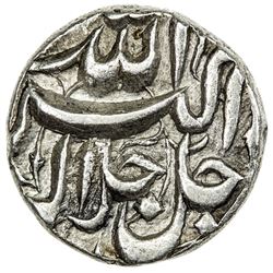 MUGHAL: Akbar I, 1556-1605, AR 1/4 rupee (2.82g), Lahore, IE49. EF
