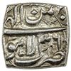 Image 2 : MUGHAL: Akbar I, 1556-1605, AR square 1/2 rupee (5.66g), Lahore, IE36. EF-AU