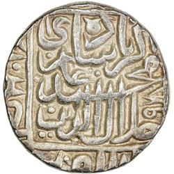 MUGHAL: Akbar I, 1556-1605, AR rupee (11.39g), Ujjain, AH978. VF-EF