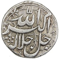 MUGHAL: Akbar I, 1556-1605, AR rupee (11.11g), Lahore, IE43. VF