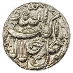 MUGHAL: Akbar I, 1556-1605, AR rupee (10.74g), Patna, IE42. EF