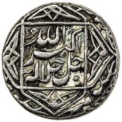 MUGHAL: Akbar I, 1556-1605, AR rupee (11.40g), Lahore, IE47. VF-EF