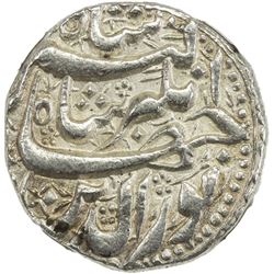MUGHAL: Jahangir, 1605-1628, AR rupee, Qandahar, AH1023 year 9. NGC AU55