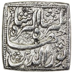 MUGHAL: Jahangir, 1605-1628, AR square rupee (11.29g), Agra, AH1027 year 13. VF-EF
