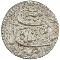 MUGHAL: Jahangir, 1605-1628, AR sawai rupee (13.97g), Lahore, AH1018 year 4. EF