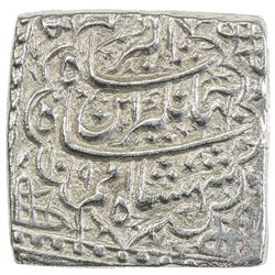 MUGHAL: Jahangir, 1605-1628, AR square sawai rupee (13.99g), Lahore, AH1019 year 5. EF