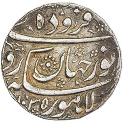MUGHAL: Jahangir, 1605-1628, AR rupee (11.42g), Lahore, AH1035 year 21. EF-AU