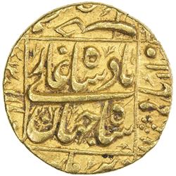 MUGHAL: Shah Jahan I, 1628-1658, AV mohur (10.95g), Burhanpur, AH1042. VF