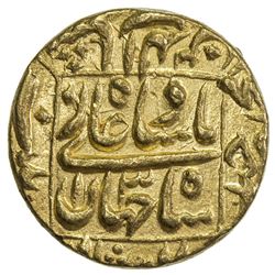 MUGHAL: Shah Jahan I, 1628-1658, AV mohur (10.88g), Patna, year 13. NGC MS62
