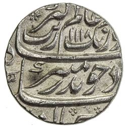 MUGHAL: Aurangzeb, 1658-1707, AR rupee (11.41g), Multan, AH1118 year 51. NGC MS62