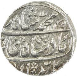 MUGHAL: Muhammad Shah, 1719-1748, AR rupee, Peshawar, AH1149 year 19. NGC MS62