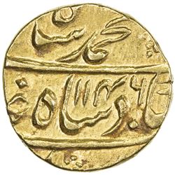 MUGHAL: Muhammad Shah, 1719-1748, AV mohur (10.96g), Multan, AH1146 year 16. EF