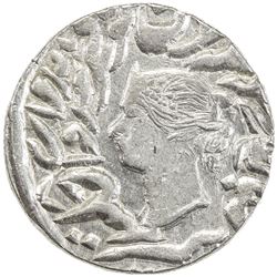 BHARATPUR: Victoria, 1857-1901, AR rupee (11.08g), VS1910. EF