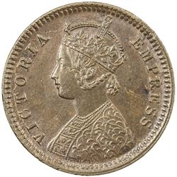 DHAR: Anand Rao III, 1860-1898, AE 1/12 anna, 1887. AU