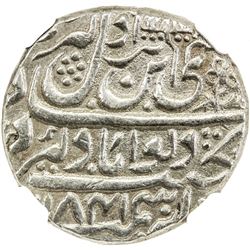 JAMMU: Ranjit Dev, 1742-1780, AR rupee, Dar al-Aman Jammun (sic), VS1841 year 27. NGC AU