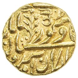 JODHPUR: Jaswant Singh, 1873-1895, AV mohur (10.97g), Jodhpur, ND. AU