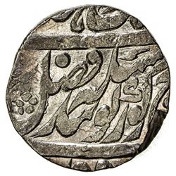 SIKH EMPIRE: AR nanakshahi rupee (11.22g), Amritsar, VS1838. EF