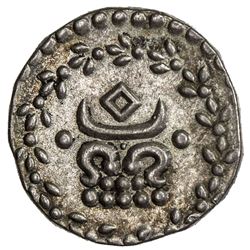 TRAVANCORE: Rama Varma IV, 1860-1880, AR velli fanam, ND. NGC MS64