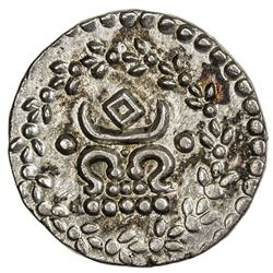 TRAVANCORE: Rama Varma IV, 1860-1880, AR velli fanam, ND. NGC AU58