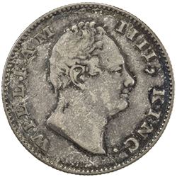BRITISH INDIA: William IV, 1830-1837, AR 1/2 rupee, 1835(b). VF-EF