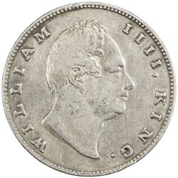 BRITISH INDIA: William IV, 1830-1837, AR rupee, 1835. VF