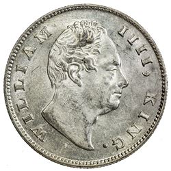 BRITISH INDIA: William IV, 1830-1837, AR rupee, 1835(c). NGC MS62