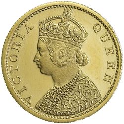BRITISH INDIA: Victoria, Queen, 1837-1876, AV 10 rupees, 1870(c). NGC PF64