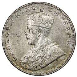 BRITISH INDIA: George V, 1910-1936, AR rupee, ND. NGC MS63