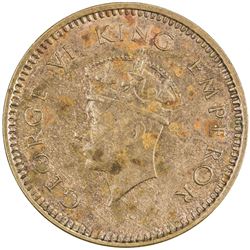 BRITISH INDIA: George VI, 1937-1947, AE 1/2 pice, 1938(c). AU