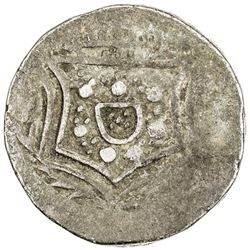 DIU: Joao V, 1706-1750, AR rupee (11.83g), 1749. VF
