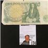 Image 2 : Bank of England One Pound Note depicting Queen Elizabeth and Sir Isaac Newton.