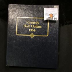 1964-83 Partial Set of Kennedy Half-Dollars in a Deluxe Whitman Album. AU-BU, including some Proofs 