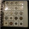 Image 14 : Three-Ring Notebook full of plastic pages, which are full of coins & medals, including some Silver. 