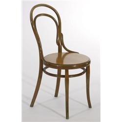 Chairs, set of 5, label: Thonet Wien