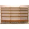 Image 1 : Bookshelf, teak, 3 sections, H 207