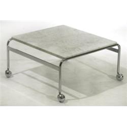 Table, marble and chrome, Bruno Mathsson, H 33