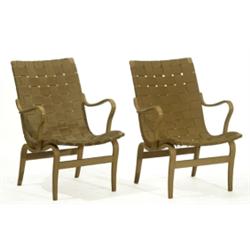 Chairs, set of 2, Bruno Mathsson, "Eva", birch