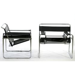 Chairs, set of  2, Marcel Breuer, "Wassily"