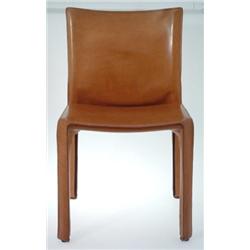 Chairs, set of  4, Mario Bellini, "Cab 412"