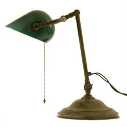 Table lamp, metal and glass, H 30