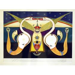 Sonnenstern, Colourlithography, 48x71