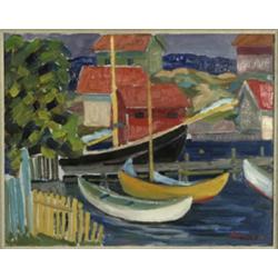 Oil, Gustaf Börtner, sign Börtner 50