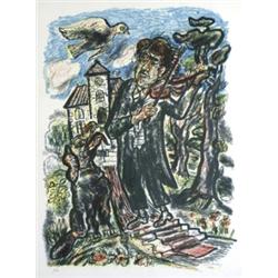 Colourlithography, Olle Nordberg, 9/40, 1972