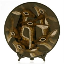 Plate, Vicke Lindstrand, Upsala Ekeby